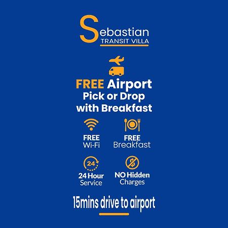 Sebastian Transit Villa With Free Shuttle Service To Airport Kotugoda Bagian luar foto